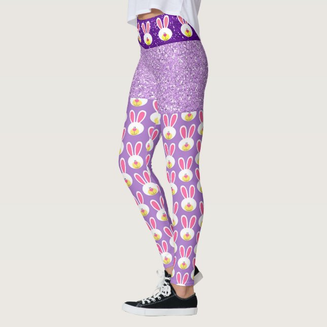 Hacer las leggings de la moda pop del conejo (Izquierda)