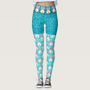 Hacer las leggings de la moda pop del conejo