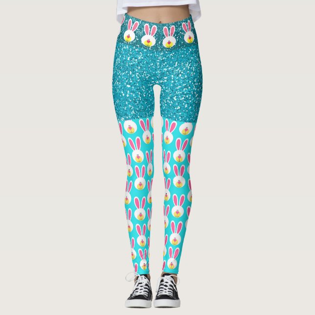 Hacer las leggings de la moda pop del conejo (Anverso)