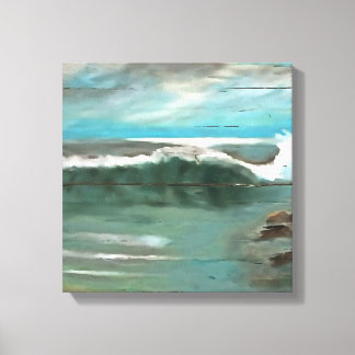 Hacer olas en el arte de la capa marina de los bos