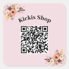 Hacer Pegatina de código QR de su propia empresa