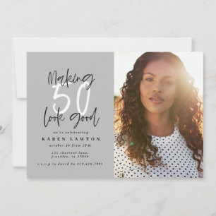 Hacer que 50 parezca una buena invitación para el