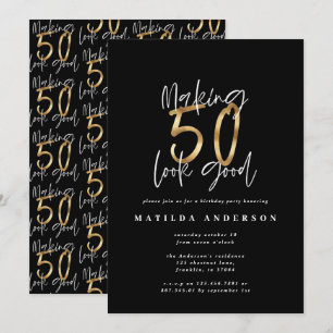 Hacer que 50 parezca una buena invitación para el