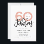 Hacer que 60 parezca un buen cumpleaños de la tipo<br><div class="desc">Haciendo 60 look,  sesenta y una fabulosa invitación de cumpleaños a la tipografía moderna. Texto de escritura moderno sobre diseño tipográfico de tendencia. Parte de una colección. Los colores se pueden personalizar.</div>