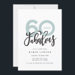 Hacer que 60 parezca un buen cumpleaños de la tipo<br><div class="desc">Haciendo 60 look,  sesenta y una fabulosa invitación de cumpleaños a la tipografía moderna. Texto de escritura moderno sobre diseño tipográfico de tendencia. Parte de una colección. Los colores se pueden personalizar.</div>