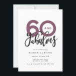 Hacer que 60 parezca un buen cumpleaños de la tipo<br><div class="desc">Haciendo 60 look,  sesenta y una fabulosa invitación de cumpleaños a la tipografía moderna. Texto de escritura moderno sobre diseño tipográfico de tendencia. Parte de una colección. Los colores se pueden personalizar.</div>