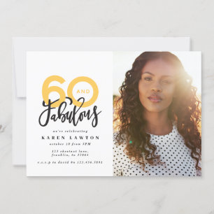Hacer que 60 parezca una buena invitación para el