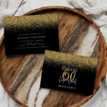 Hacer que 60 parezca una buena invitación para el<br><div class="desc">Hacer que 60 parezca una buena invitación de cumpleaños con efecto oro. Diseño monocromo de texto de escritura moderna. Parte de una colección.</div>