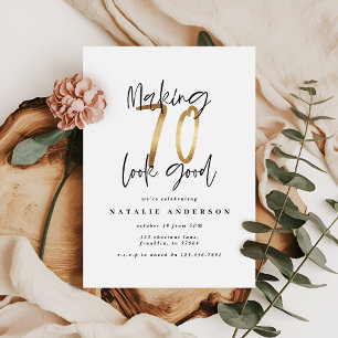 Hacer que 70 parezca una buena invitación para el