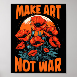 Hacer que el arte no crezca la guerra con cachorro