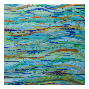 Hacer que las ondas sean Posters perfectas