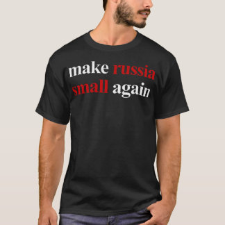 Hacer que Rusia sea nueva camiseta pequeña hace qu