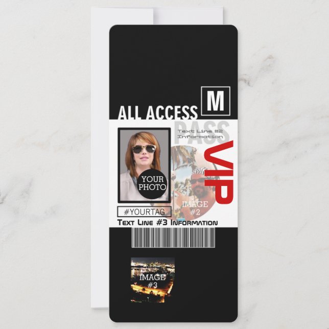 Hacer que su propio VIP Pass 8 sea personalizado (Anverso)