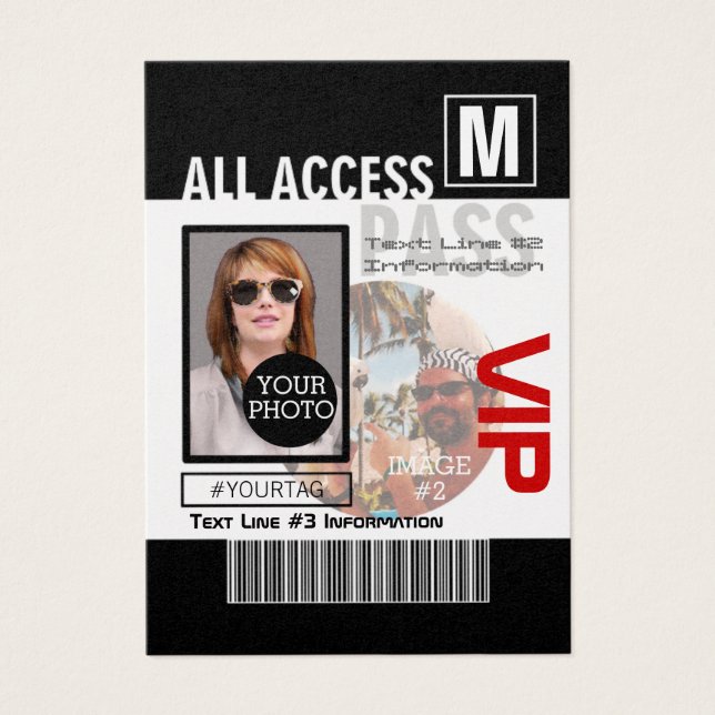 Hacer que su propio VIP Pass 8 sea personalizado (Frente)