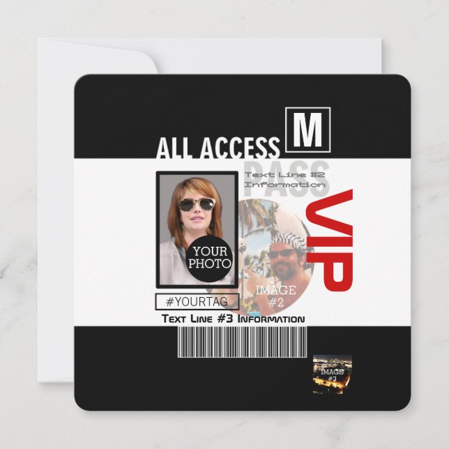 Hacer que su propio VIP Pass 8 sea personalizado (Anverso)