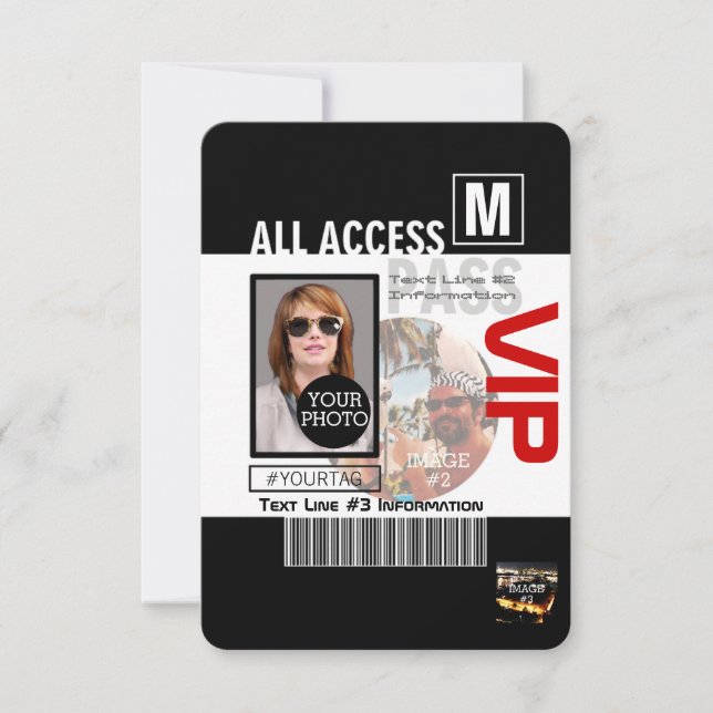 Hacer que su propio VIP Pass 8 sea personalizado (Anverso)