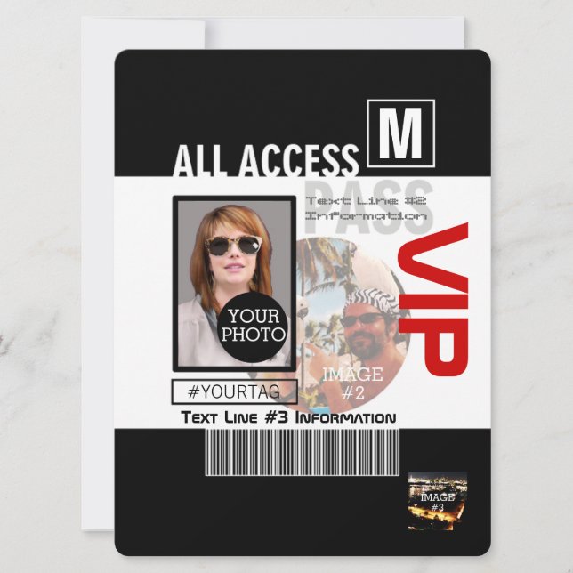 Hacer que su propio VIP Pass 8 sea personalizado (Anverso)
