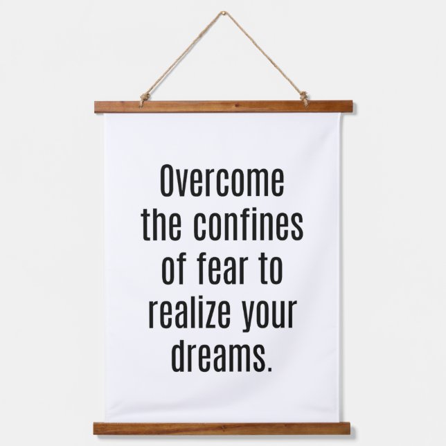 Hacer realidad tus sueños madera mallera tapiz (Anverso)