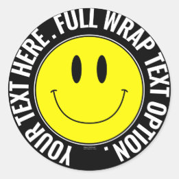 Hacer su propio Pegatina redondeado simple, ajuste