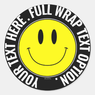 Hacer su propio Pegatina redondeado simple, ajuste