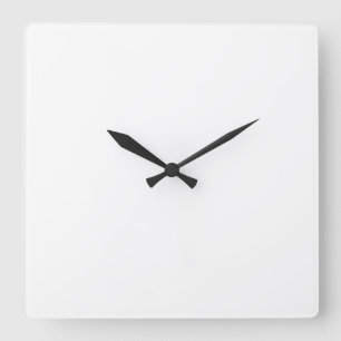 Hacer su propio reloj de pared grande (cuadrado)