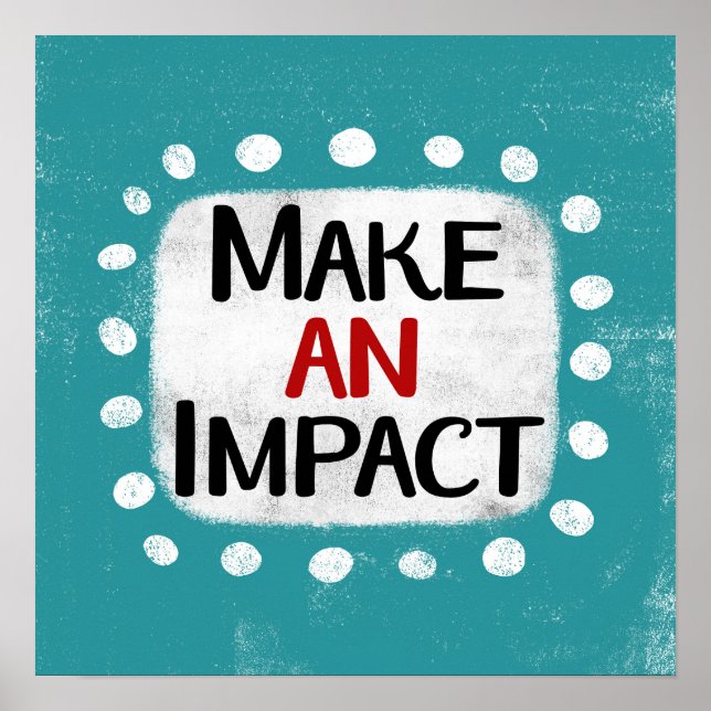 Hacer un arte de pared Poster de impacto (Frente)