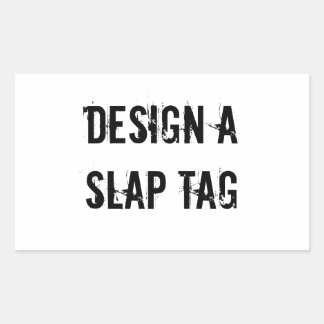 Hacer un Pegatina de diseño de etiqueta de bofetad
