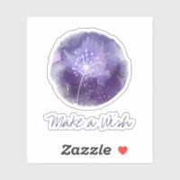 *~* Hacer Un Pegatina De Vinilo De Wish Dandelion