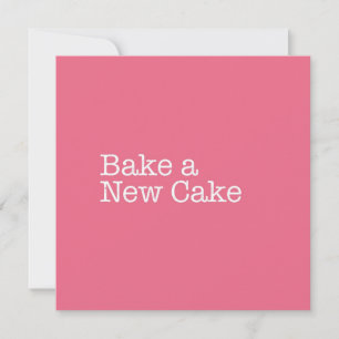 Hacer una nueva tarjeta de notas para pasteles
