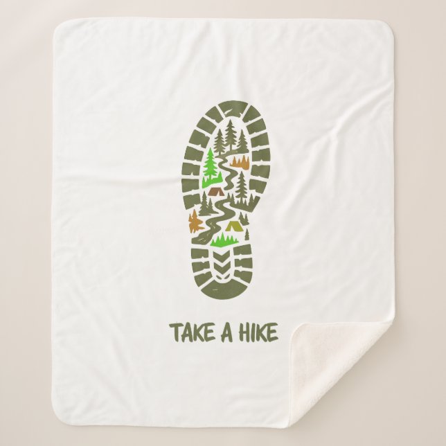 Hacer Una Senderismo | Manta sherpa (Anverso)