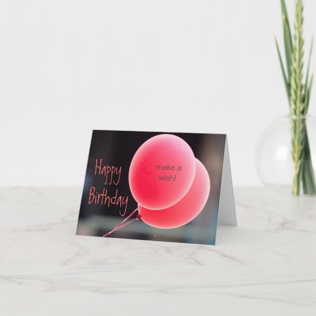 Hacer una tarjeta de cumpleaños de deseo (Anverso)