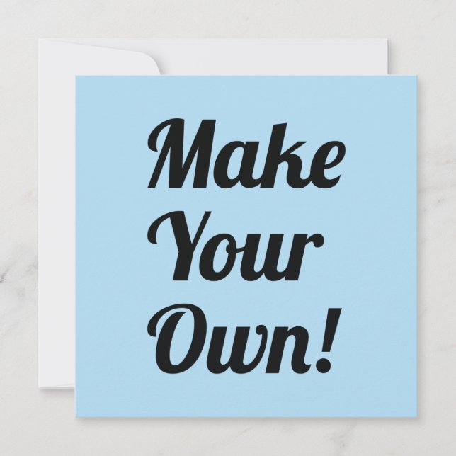 Hacer una tarjeta impresa de Personalizado (Anverso)