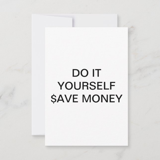 HACERLO A TI MISMO ~ Invitación / RSVP 3.5 x5 (Anverso)