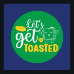 Hacerse un poco gracioso Obtengamos arte de panade<br><div class="desc">Arte tipográfico colorido con colores retro y vibrante. Puntas y citas divertidas sobre comida, cocina, cocción y cena. Decoración perfecta para su cocina, comedor, cafetería, panadería o restaurante. El color de fondo (el círculo y el cuadrado) es el personalizable a través de la Herramienta de diseño.</div>