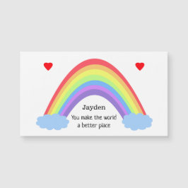 Haces del mundo un lugar mejor, arcoiris, llamado