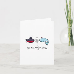 Haces mi tarjeta de notas de ping de corazón