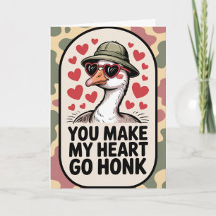 Haces que mi corazón haga Honk Tarjeta de San Vale