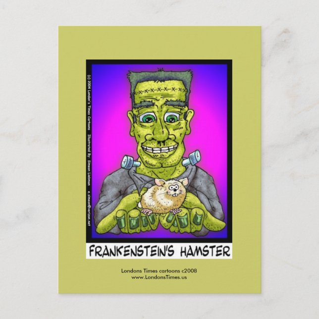 Hachís de Frankenstein Tarjeta Postal de Dibujos A (Anverso)