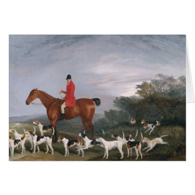 Hacia fuera cazando, 1841 (Anverso (Horizontal))