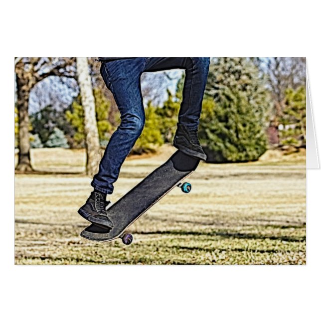 Haciendo El Pentarismo De Ollie (Anverso (Horizontal))