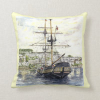 "Haciendo frente almohada de Fowey"