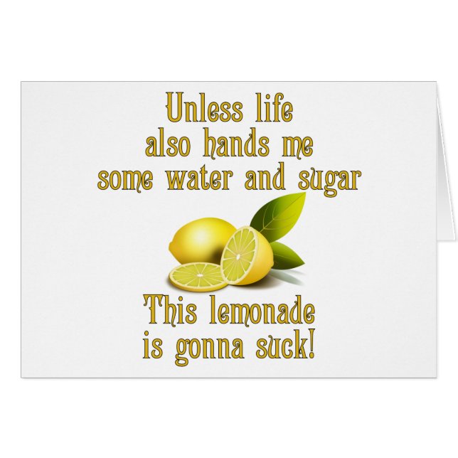 Haciendo Lemonade (Anverso (Horizontal))