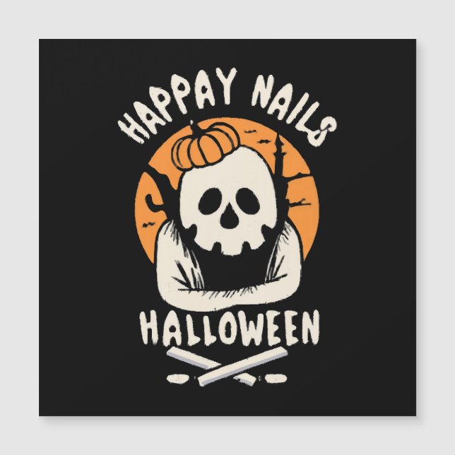 Haciendo uñas Bootiful Halloween  (Anverso)