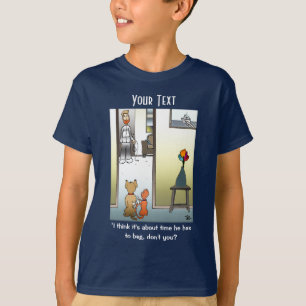 Haciéndolo rogar camiseta de la Marina de Niño