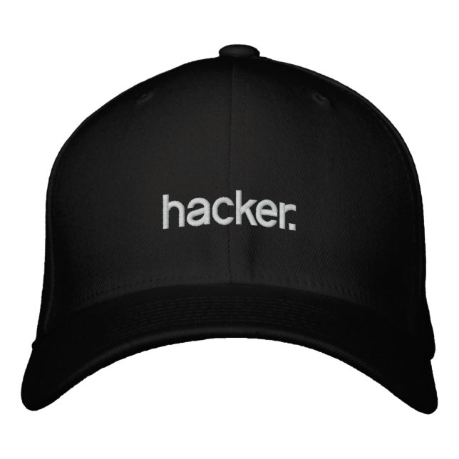 Hackers de Gorra negro. (Anverso)
