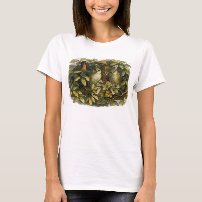 Hada con lechuzas - Camisa de mujer (Anverso)
