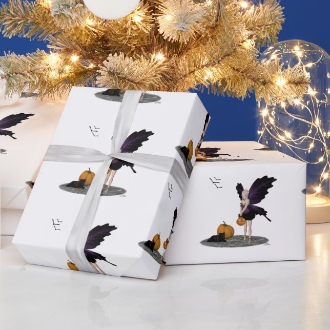 Hada De Halloween Con Papel De Calabaza (Vacaciones)