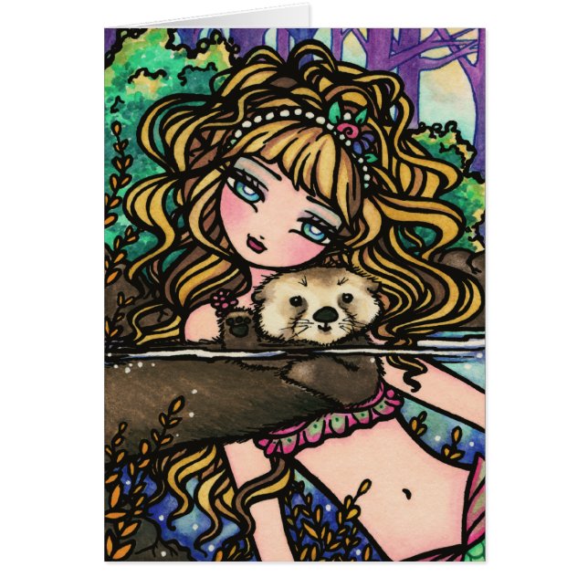 "Hada de la nutria de mar de la sirena de la (Frente)