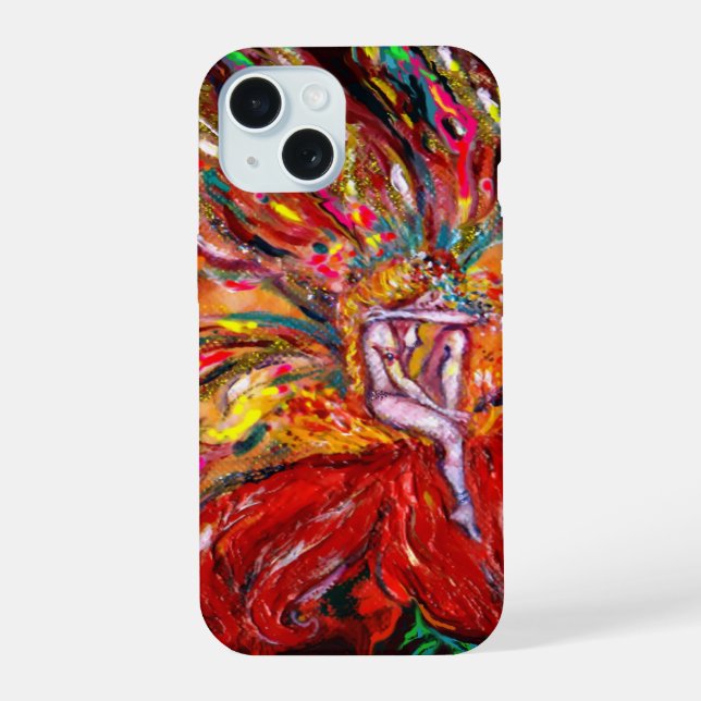 HADA DE LAS FLORES EN ROJO  Fantasía (Reverso )