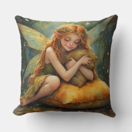 Hada de los sueños sosteniendo 2 almohadas